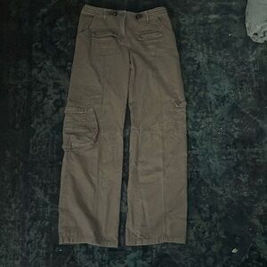 Brandy Melville Kim Cargo Pants in Dark Gray